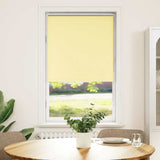 Yellow blackout roller blind fabric width 65.7 cm