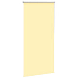 Store enrouleur occultant jaune largeur du tissu 80,7 cm