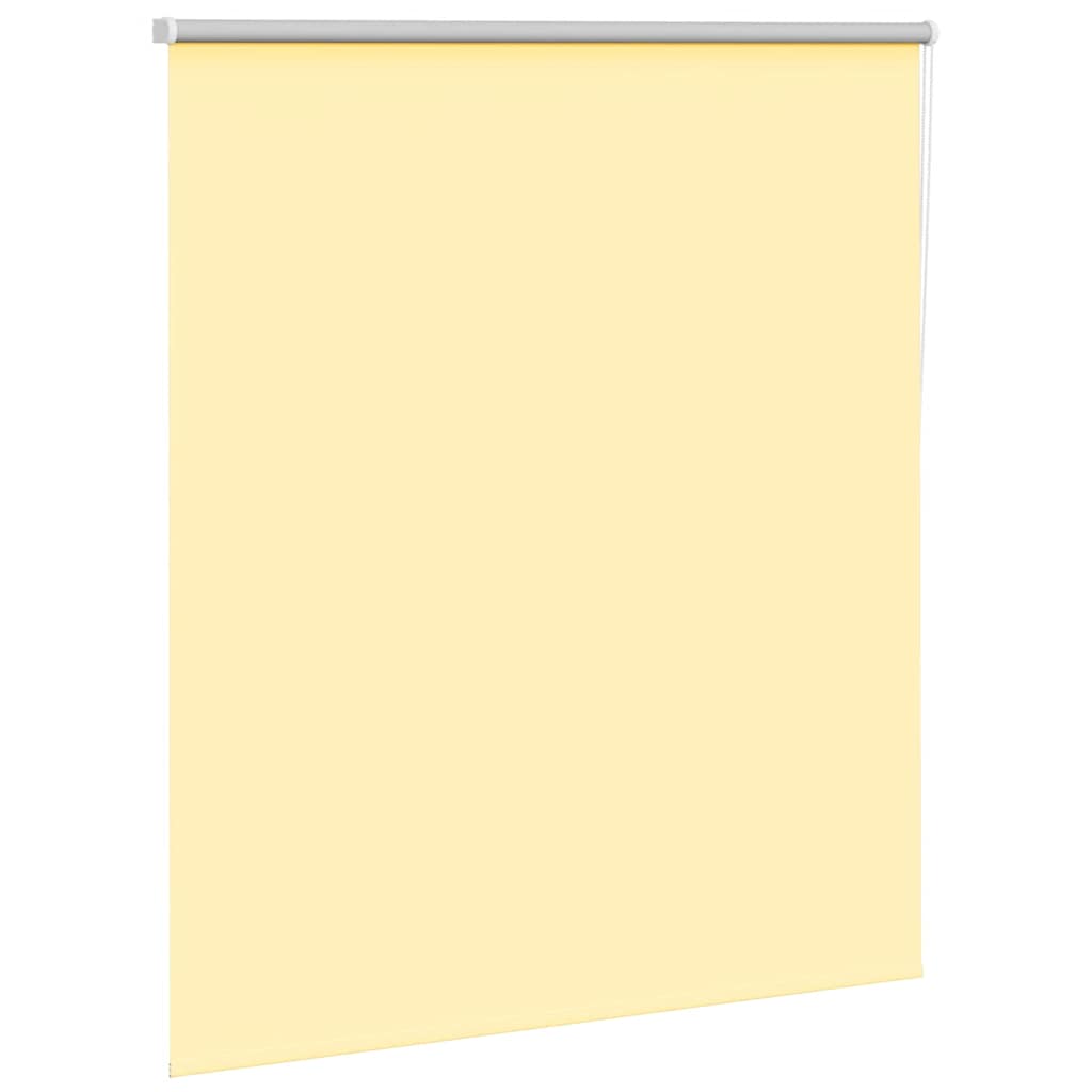 Yellow blackout roller blind fabric width 121.6 cm