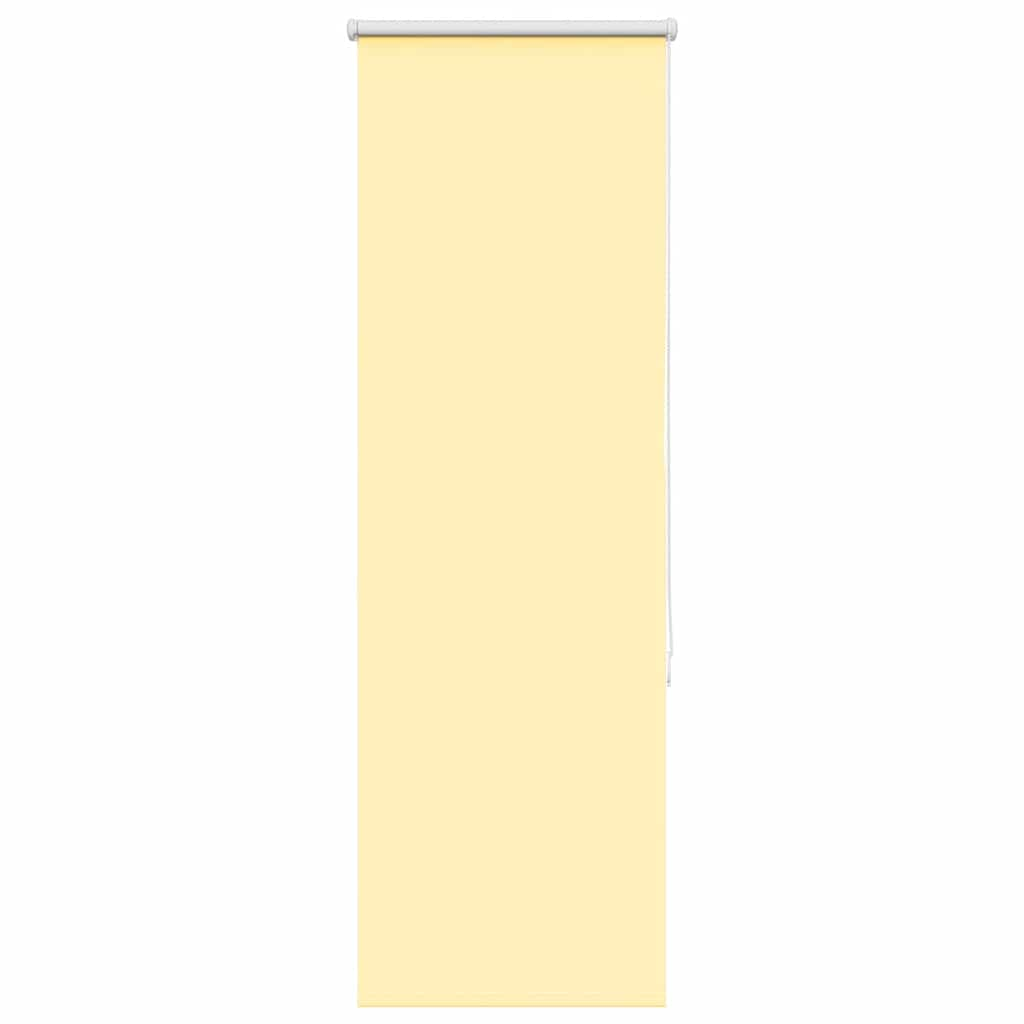 Yellow blackout roller blind fabric width 35.7 cm