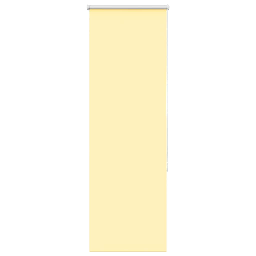 Yellow blackout roller blind fabric width 45.7 cm