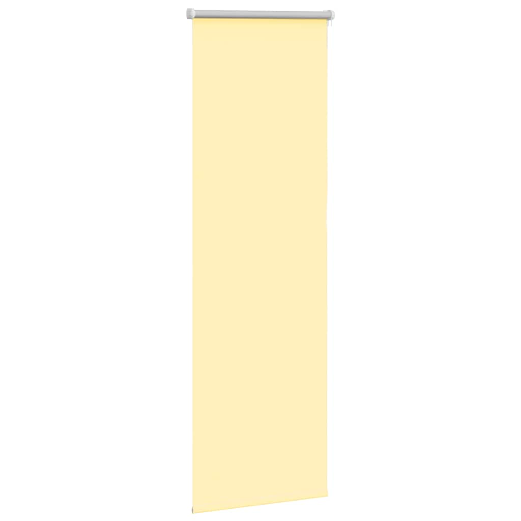 Yellow blackout roller blind fabric width 45.7 cm