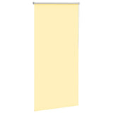 Store enrouleur occultant jaune largeur du tissu 60,7 cm