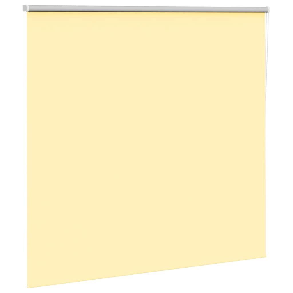 Yellow blackout roller blind fabric width 141.6 cm