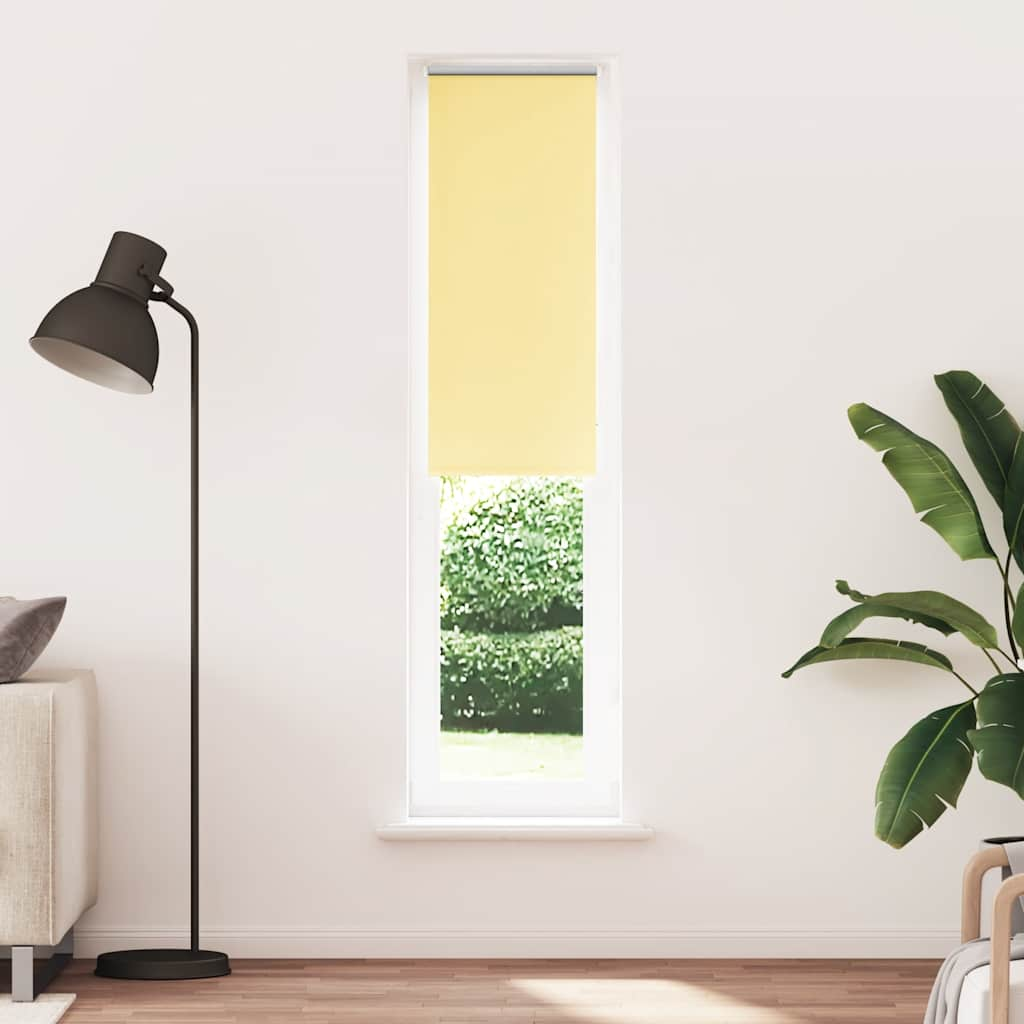 Yellow blackout roller blind fabric width 50.7 cm