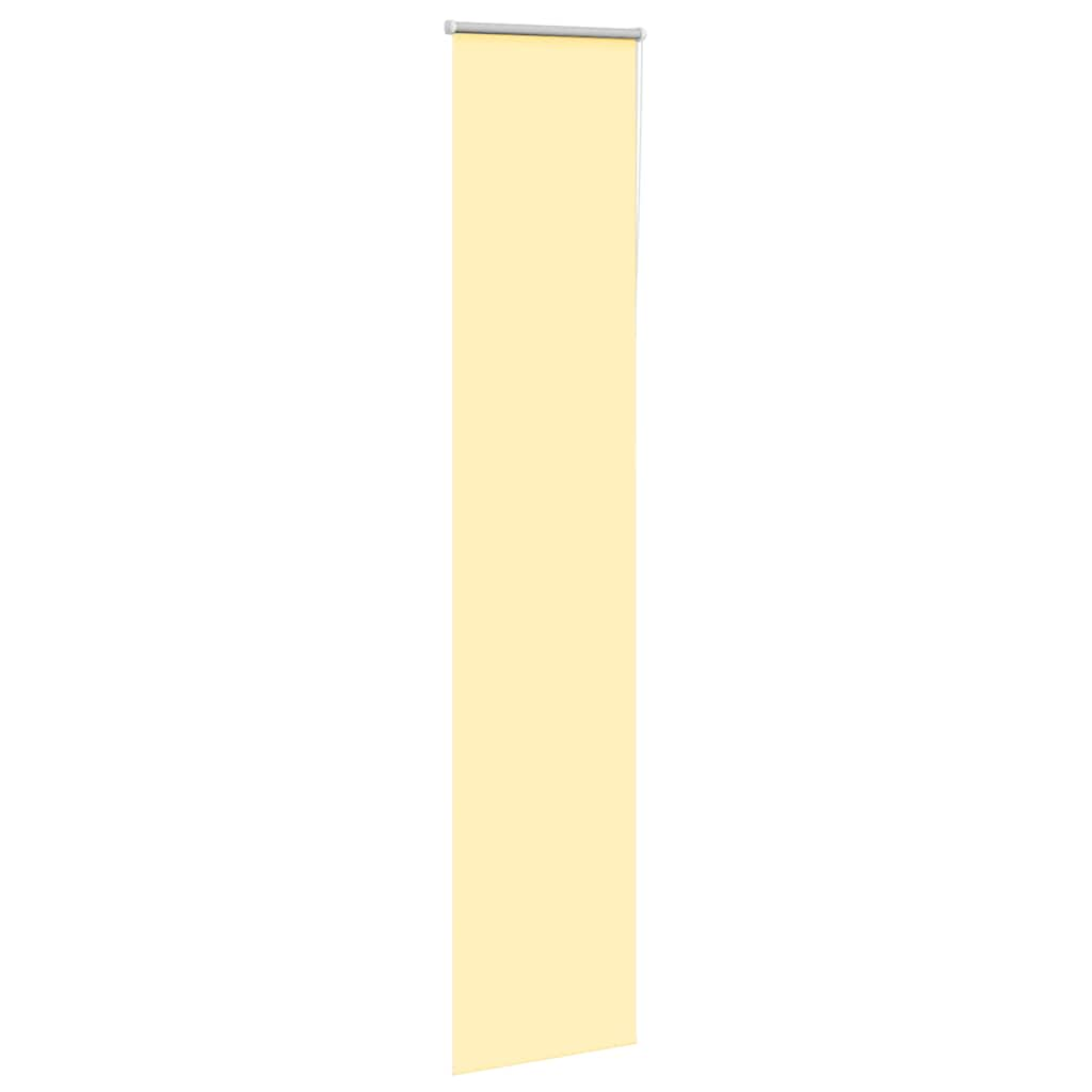 Yellow blackout roller blind fabric width 50.7 cm