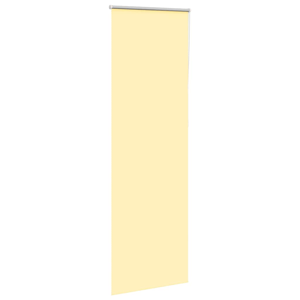 Yellow blackout roller blind fabric width 65.7 cm