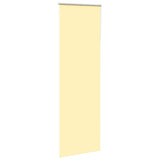 Store enrouleur occultant jaune largeur du tissu 75,7 cm