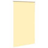 Store enrouleur occultant jaune largeur du tissu 126,6 cm