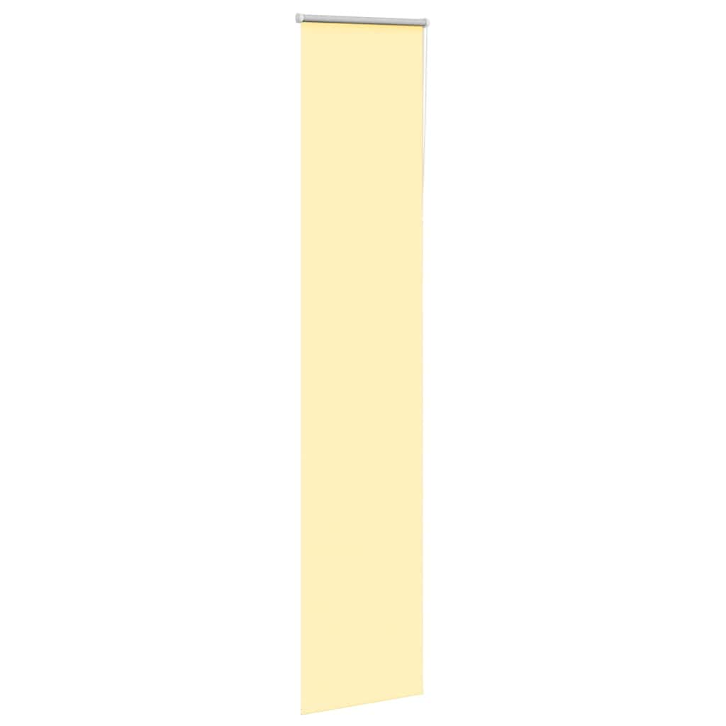 Yellow blackout roller blind fabric width 55.7 cm