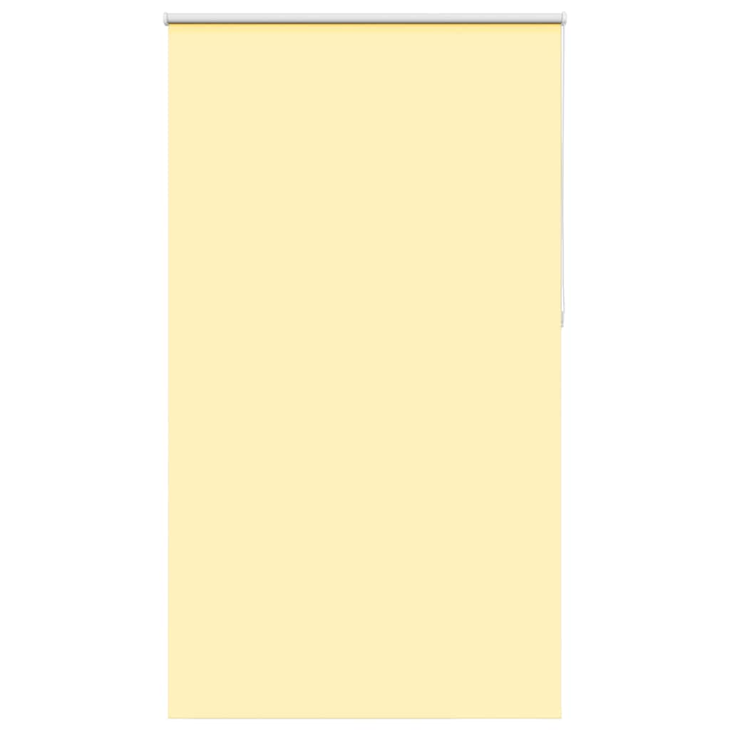 Yellow blackout roller blind fabric width 131.6 cm