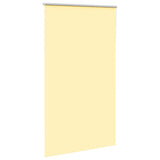 Store enrouleur occultant jaune largeur du tissu 136,6 cm