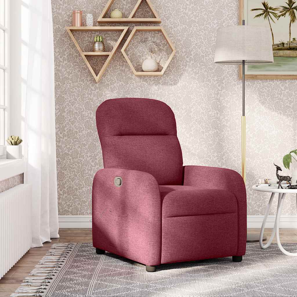 Fauteuil inclinable Rouge bordeaux Tissu