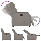 Fauteuil inclinable Taupe Tissu