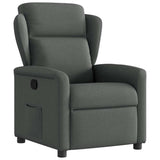 Fauteuil inclinable Gris foncé Tissu