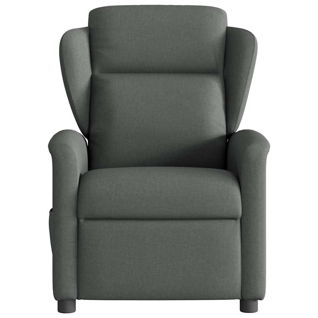 Fauteuil inclinable Gris foncé Tissu