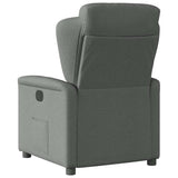 Fauteuil inclinable Gris foncé Tissu