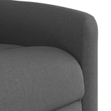 Fauteuil inclinable Gris foncé Tissu