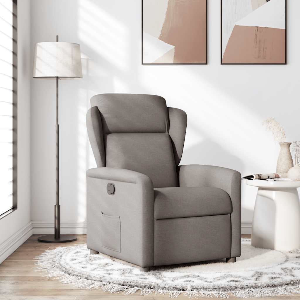 Fauteuil inclinable Taupe Tissu