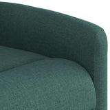 Fauteuil inclinable Vert foncé Tissu