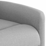 Fauteuil inclinable gris nuage tissu