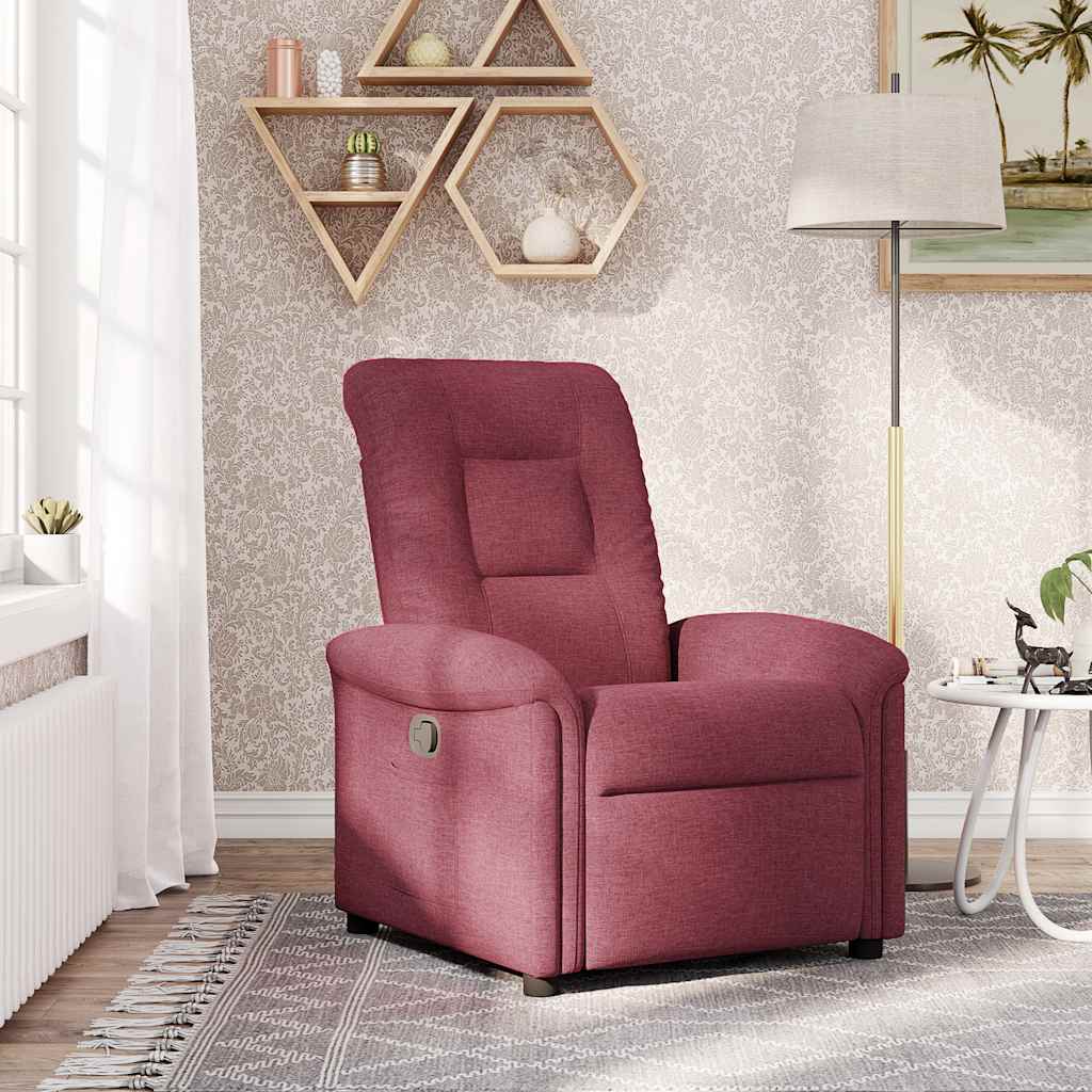 Fauteuil inclinable Rouge bordeaux Tissu