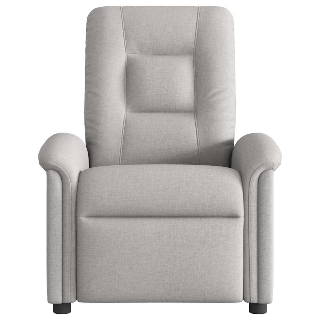 Fauteuil inclinable gris nuage tissu