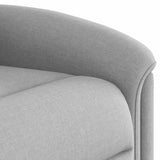 Fauteuil inclinable gris nuage tissu