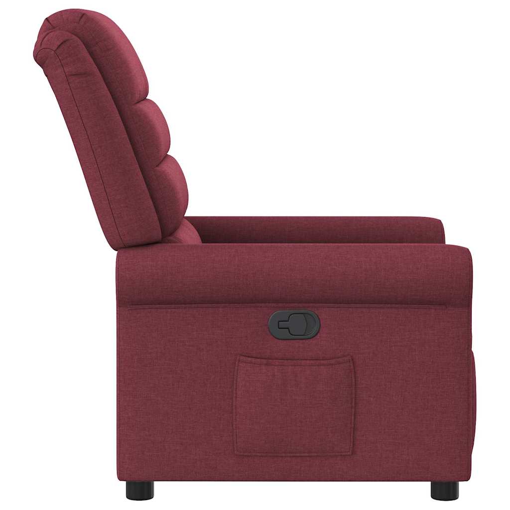 Fauteuil inclinable Rouge bordeaux Tissu