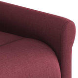 Fauteuil inclinable Rouge bordeaux Tissu