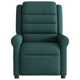 Fauteuil inclinable Vert foncé Tissu