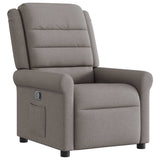 Fauteuil inclinable Taupe Tissu