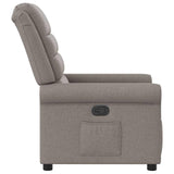 Fauteuil inclinable Taupe Tissu