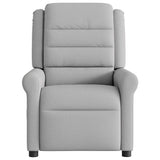 Fauteuil inclinable gris nuage tissu