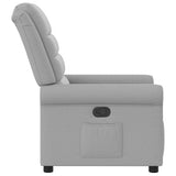 Fauteuil inclinable gris nuage tissu