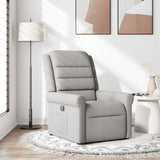 Fauteuil inclinable gris nuage tissu