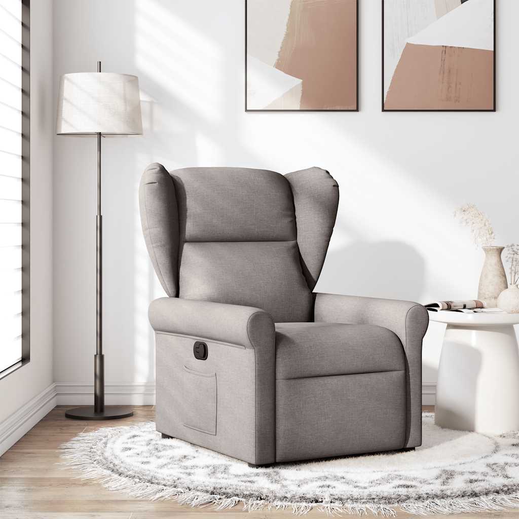 Fauteuil inclinable Taupe Tissu