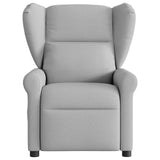 Fauteuil inclinable gris nuage tissu