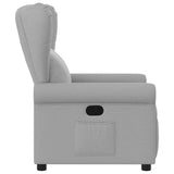 Fauteuil inclinable gris nuage tissu