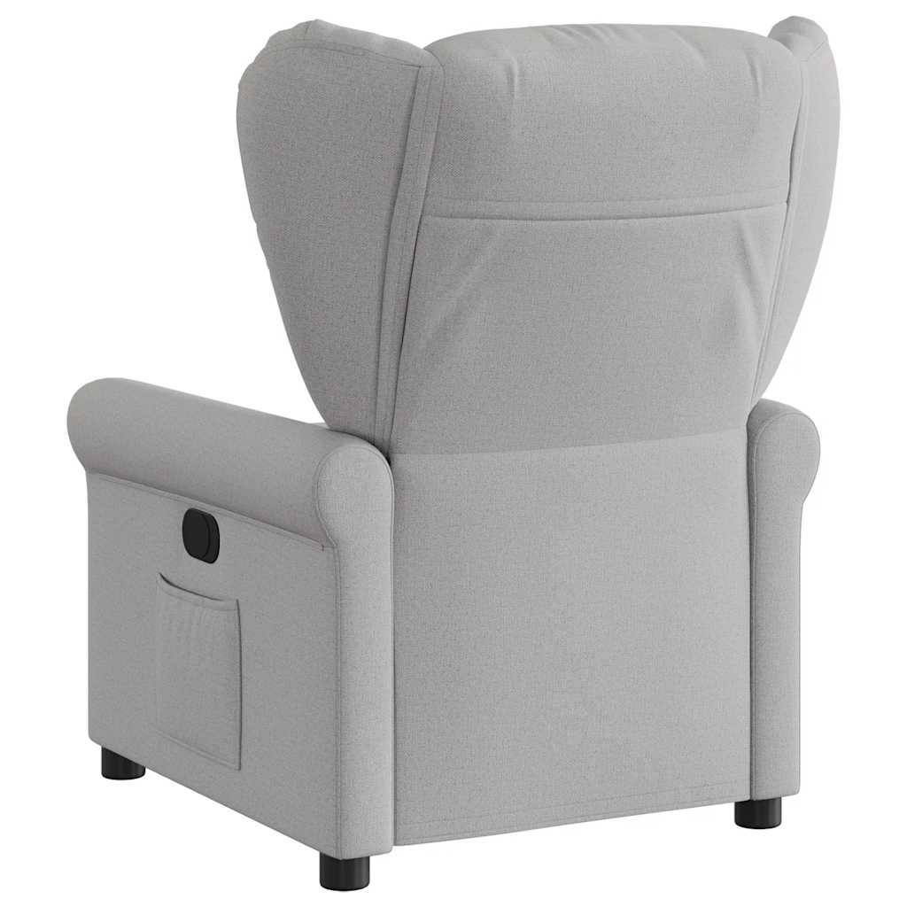 Fauteuil inclinable gris nuage tissu