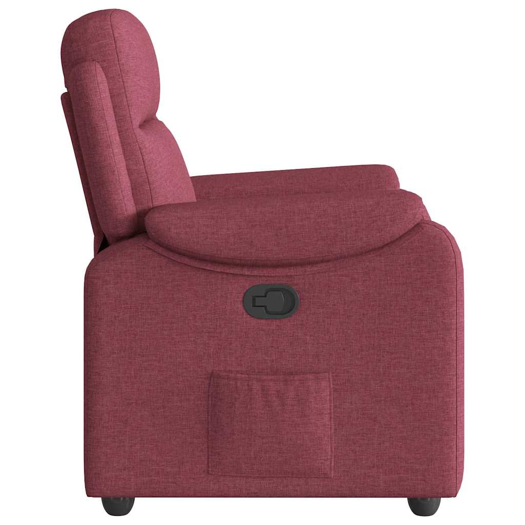 Fauteuil inclinable Rouge bordeaux Tissu