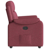 Fauteuil inclinable Rouge bordeaux Tissu