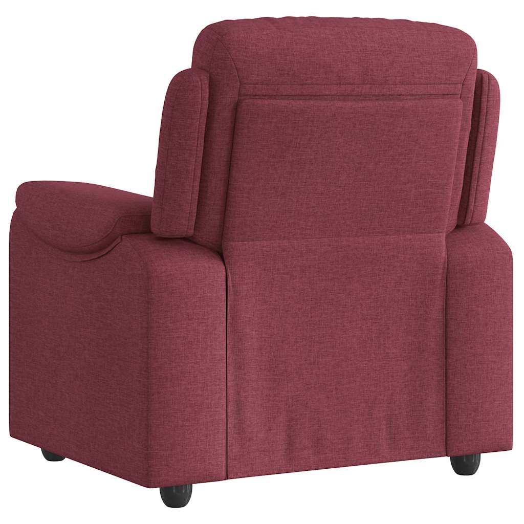 Fauteuil inclinable Rouge bordeaux Tissu