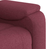 Fauteuil inclinable Rouge bordeaux Tissu