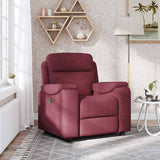 Fauteuil inclinable Rouge bordeaux Tissu