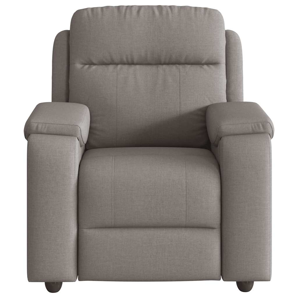 Fauteuil inclinable Taupe Tissu