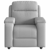 Fauteuil inclinable gris nuage tissu