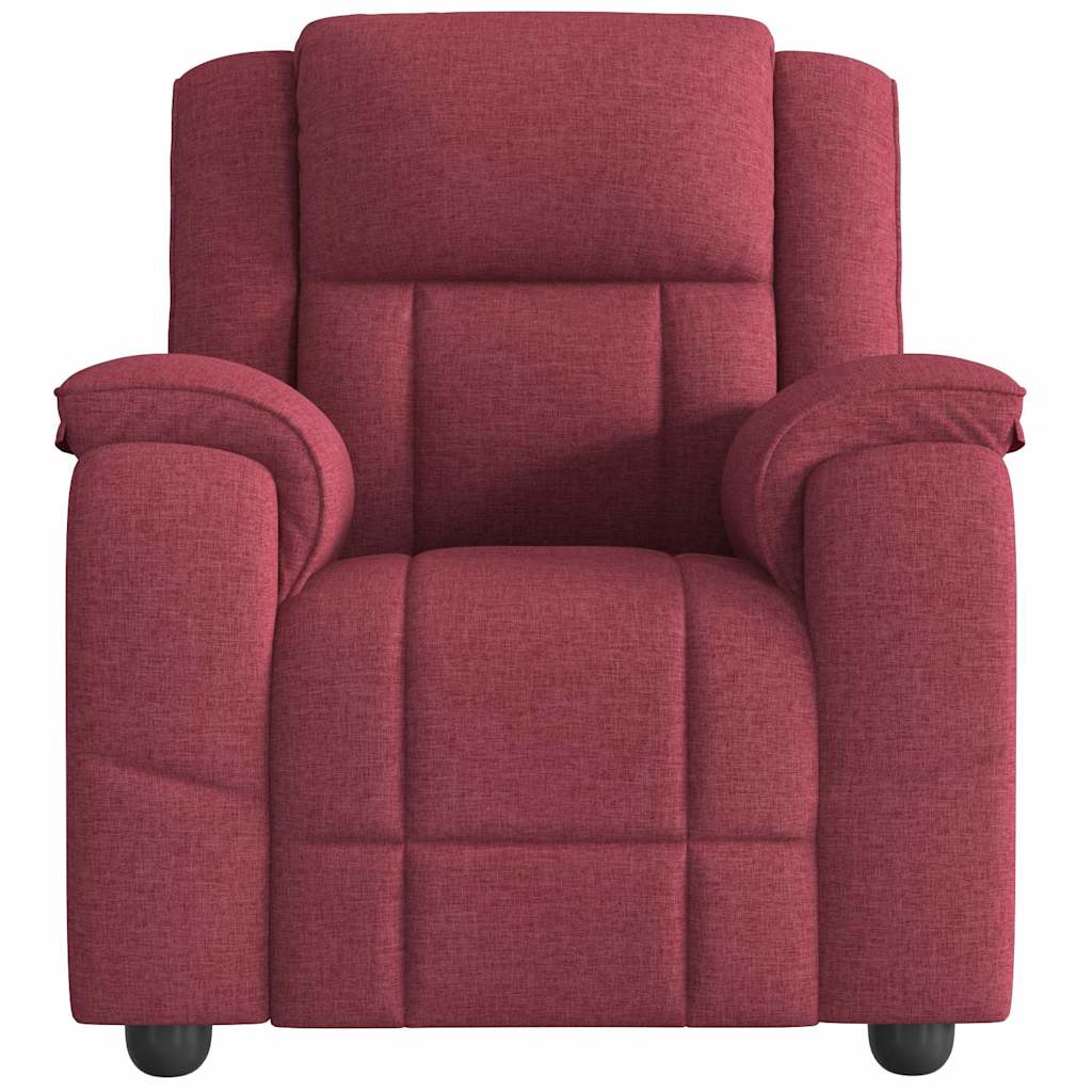 Fauteuil inclinable Rouge bordeaux Tissu