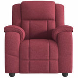 Fauteuil inclinable Rouge bordeaux Tissu