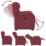 Fauteuil inclinable Rouge bordeaux Tissu